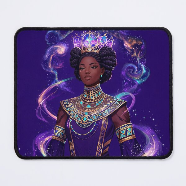 Item preview, Cosmic Queen | Afrofuturist Royalty Illustration designed and sold by Collision19.