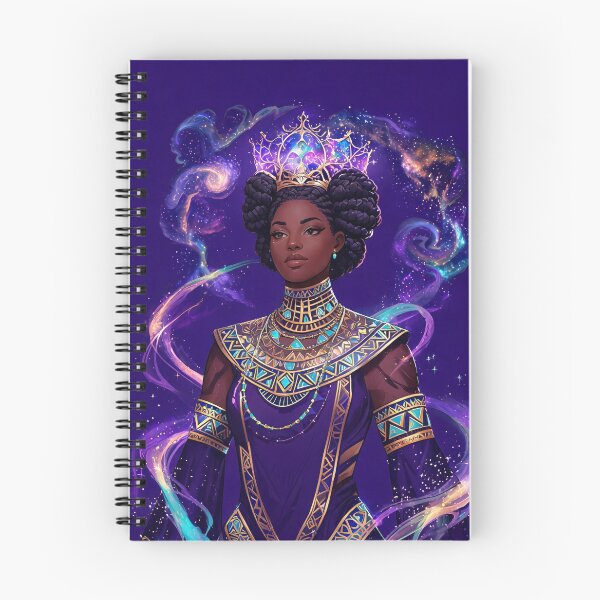 Item preview, Cosmic Queen | Afrofuturist Royalty Illustration designed and sold by Collision19.