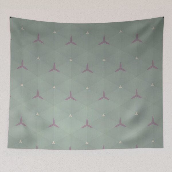 Item preview, Sage Green Geometric Seamless Pattern designed and sold by IntelliMindDesigns.