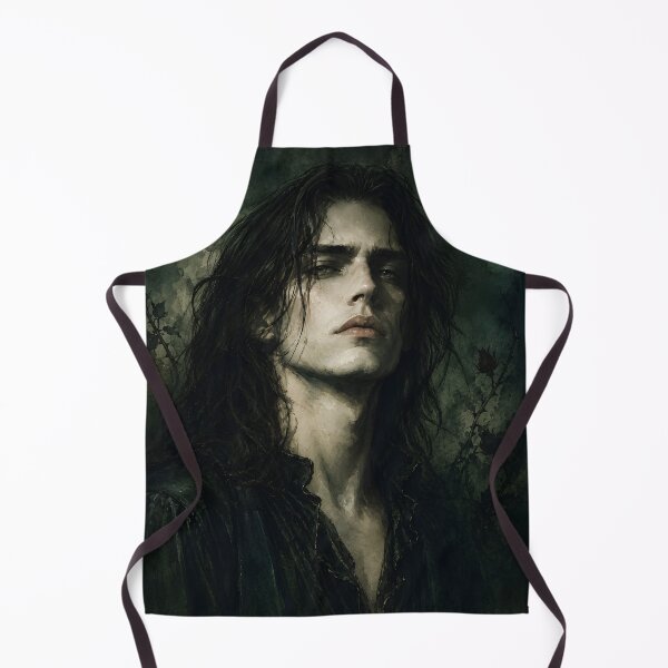 Item preview, Gothic Vampire Man Portrait Dark Academia Art designed and sold by bellaever.