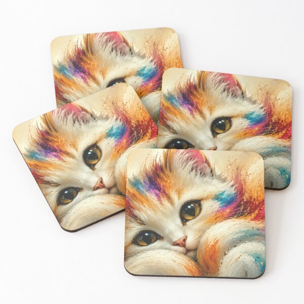 Item preview, Rainbow Whiskers Dream designed and sold by ArtbyValks.