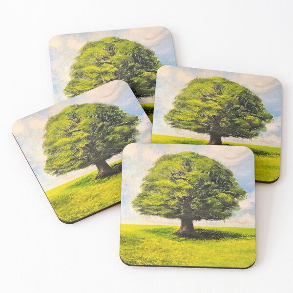 Item preview, OAK | oil painting style | Unique ART Design | Nature landscape | Meditative Design designed and sold by BlueberrySwan.