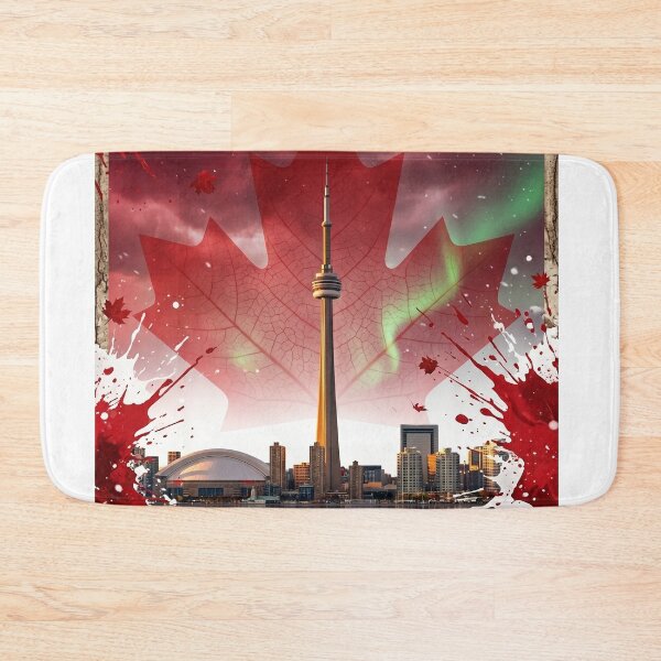 Item preview, Canada Art Print | CN Tower Toronto Niagara Falls | Maple Leaf Poster | ZK PRO designed and sold by zalakopro.