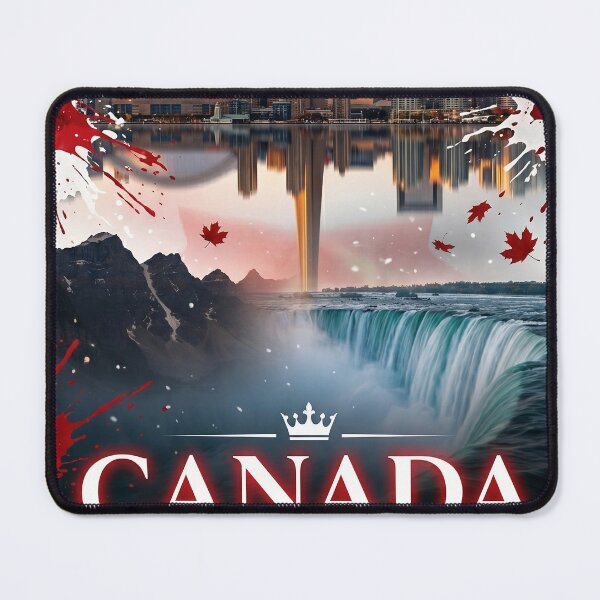 Item preview, Canada Art Print | CN Tower Toronto Niagara Falls | Maple Leaf Poster | ZK PRO designed and sold by zalakopro.