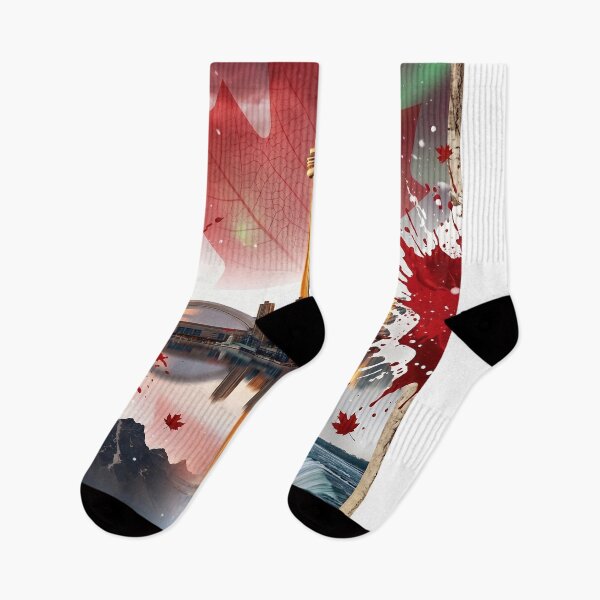 Item preview, Canada Art Print | CN Tower Toronto Niagara Falls | Maple Leaf Poster | ZK PRO designed and sold by zalakopro.