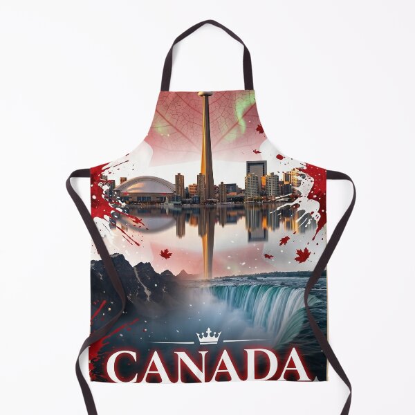 Item preview, Canada Art Print | CN Tower Toronto Niagara Falls | Maple Leaf Poster | ZK PRO designed and sold by zalakopro.
