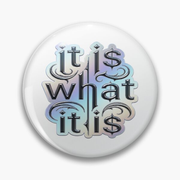 Item preview, it is what it is Gothic sticker designed and sold by LiminalHaze.