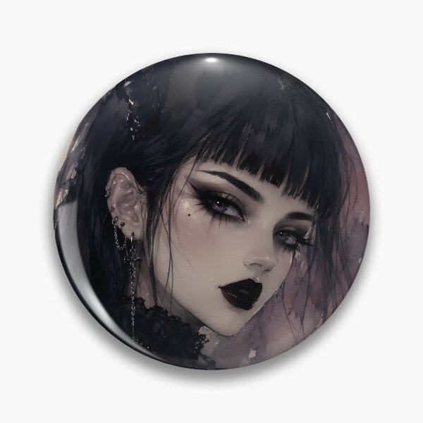 Item preview, Mysterious Gothic Woman Dark Aesthetic Art designed and sold by bellaever.