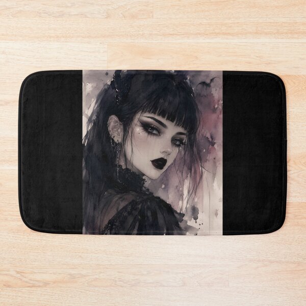 Item preview, Mysterious Gothic Woman Dark Aesthetic Art designed and sold by bellaever.