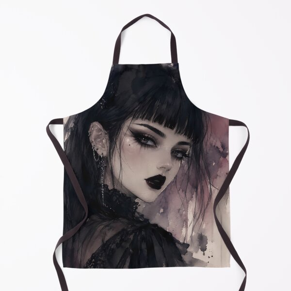 Item preview, Mysterious Gothic Woman Dark Aesthetic Art designed and sold by bellaever.