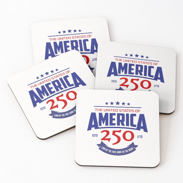 Item preview, America - Land of The Free Home of The Brave - 250th Anniversary  designed and sold by Vector-Artist.