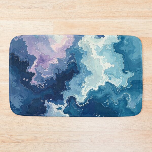 Item preview, Pink Purple Teal Blue Marble designed and sold by SeaStarAlex.