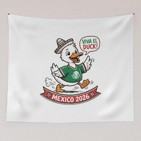 Item preview, Mexico 2026 World Cup Football Duck - Viva El Duck designed and sold by Cary-s.