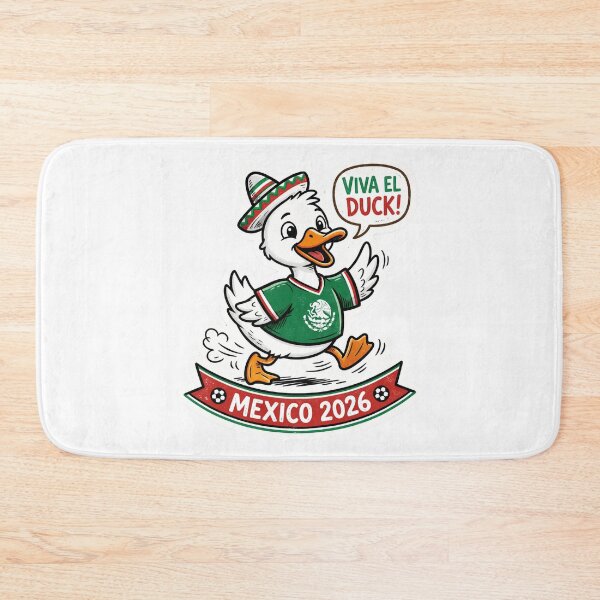 Item preview, Mexico 2026 World Cup Football Duck - Viva El Duck designed and sold by Cary-s.