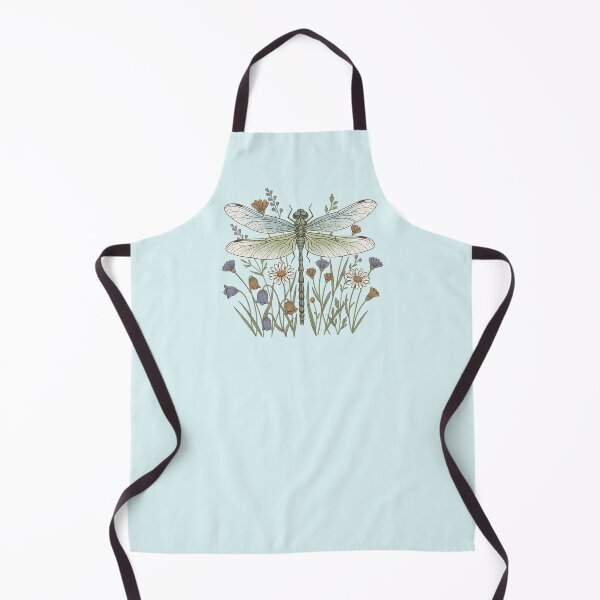 Item preview, Dragonfly Insect Among A Field of Summer Wildflowers designed and sold by BirdsnStuff.