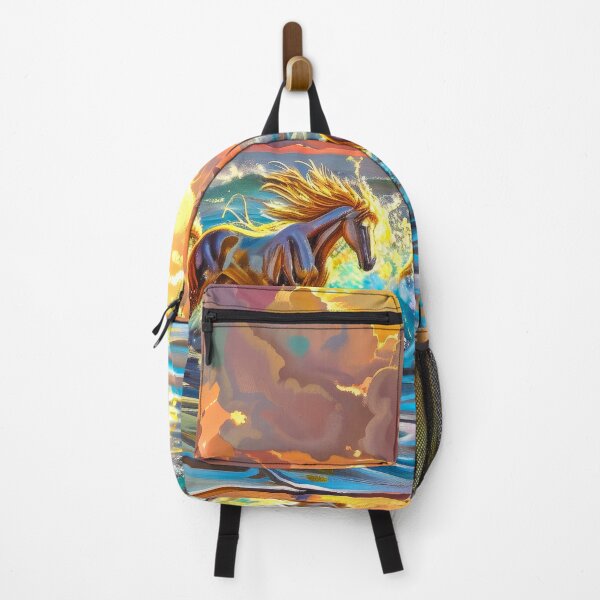 Item preview, Wild Horses Galloping in Ocean Waves at Sunset designed and sold by MargaretWiktor.
