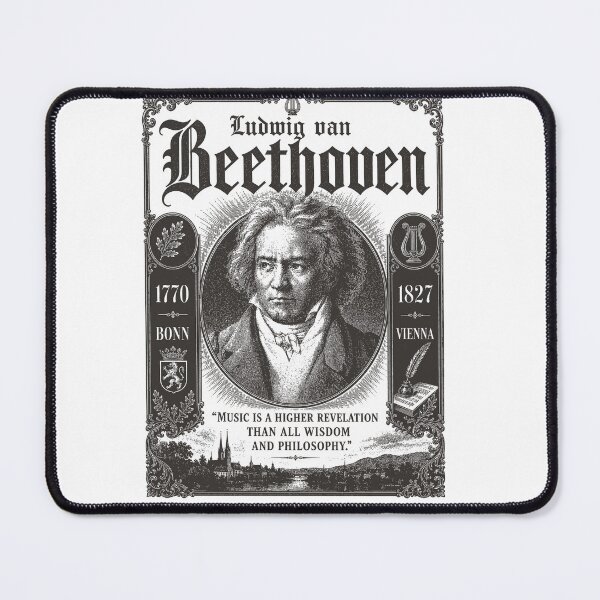 Item preview, Ludwig van Beethoven Vintage Portrait T-Shirt – Classical Music Composer Art designed and sold by CrimsonLizard.