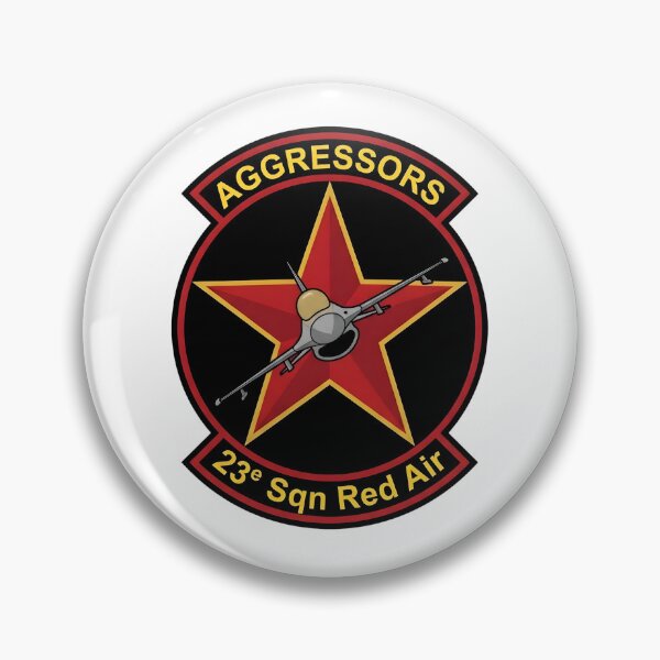 Item preview, 23e Sqn Red Air Aggressors Military Patch Design designed and sold by CharlieDesings.