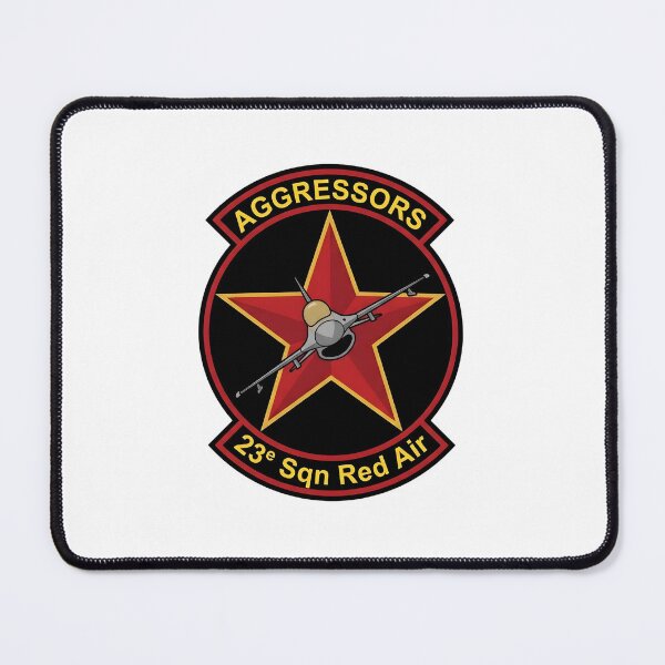 Item preview, 23e Sqn Red Air Aggressors Military Patch Design designed and sold by CharlieDesings.