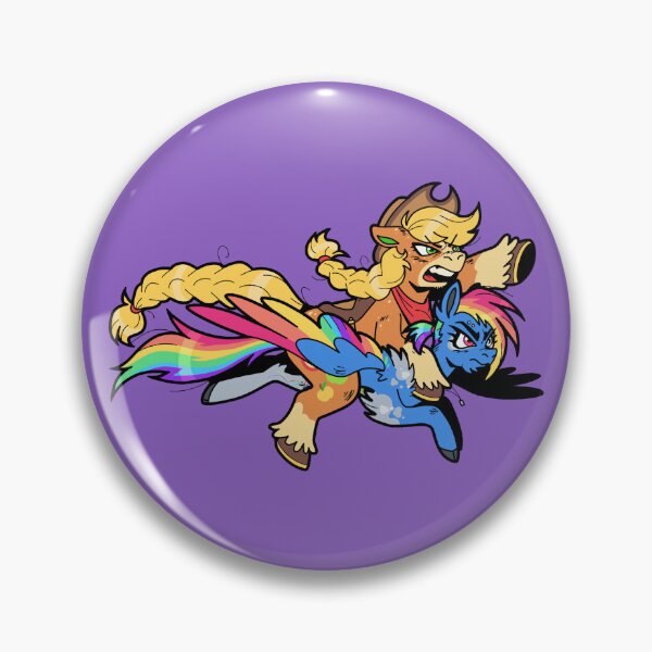 Item preview, Apple Jack and Rainbow Dash designed and sold by AriaGreenHoodie.
