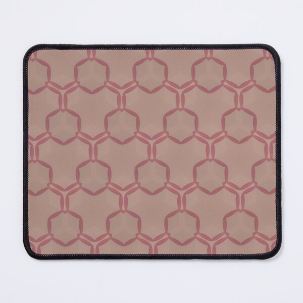 Item preview, Light Blush Hexagonal Geometric Seamless Pattern designed and sold by IntelliMindDesigns.