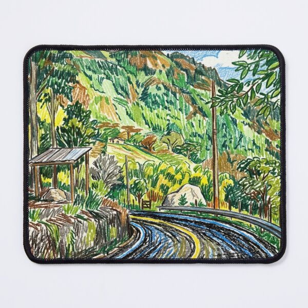 Item preview, Rural landscape with road designed and sold by CristianCEB.