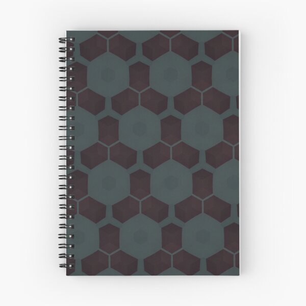 Aperçu de l'œuvre Motif hexagonal sombre et mystérieux sans couture créée et vendue par IntelliMindDesigns.