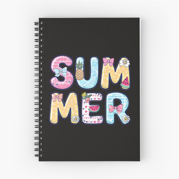 Item preview, Summer - Colorful Coquette Bow Fruit Lettering Summer Vibes Design designed and sold by Lozarux.