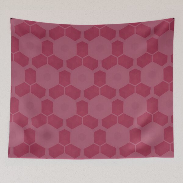 Item preview, Magenta Pink Hexagonal Seamless Pattern designed and sold by IntelliMindDesigns.