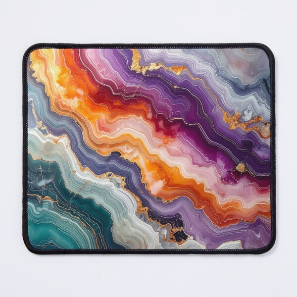 Item preview, Teal Orange Purple Marble  designed and sold by SeaStarAlex.