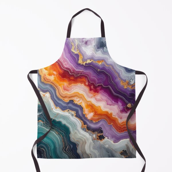 Item preview, Teal Orange Purple Marble designed and sold by SeaStarAlex.