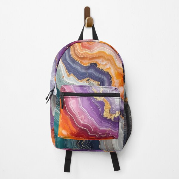Item preview, Teal Orange Purple Marble  designed and sold by SeaStarAlex.