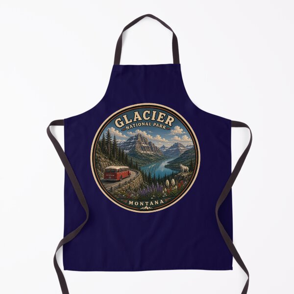 Item preview, Glacier National Park Sticker | Montana Mountain Badge | Hidden Bigfoot Edition designed and sold by Swanny's Custom T-shirt and Gift Designs.