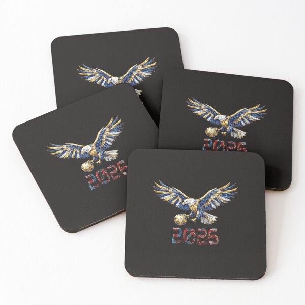 Item preview, USA 2026 Soccer Eagle Geometric Football Fan Art designed and sold by Lozarux.