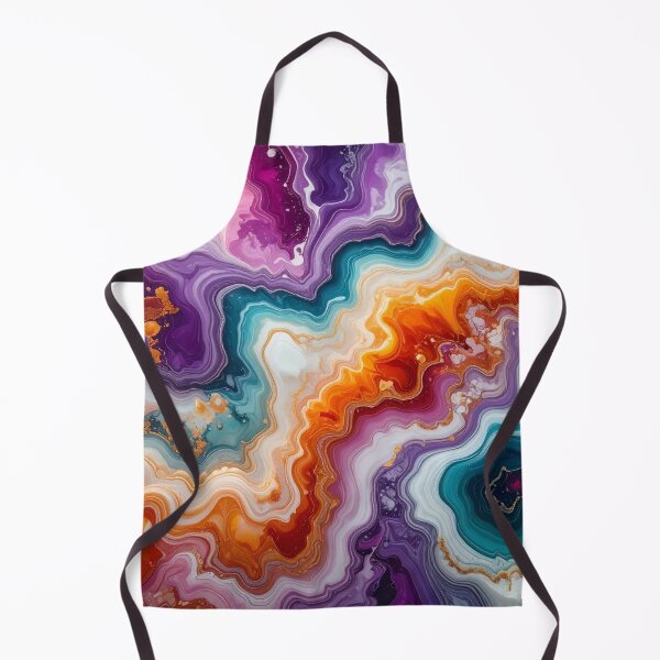Item preview, Teal Orange Purple Pink Marble designed and sold by SeaStarAlex.