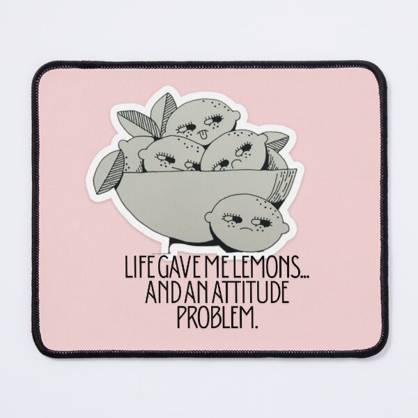Item preview, Lemons with an attitude problem designed and sold by EchoBySerdenak.
