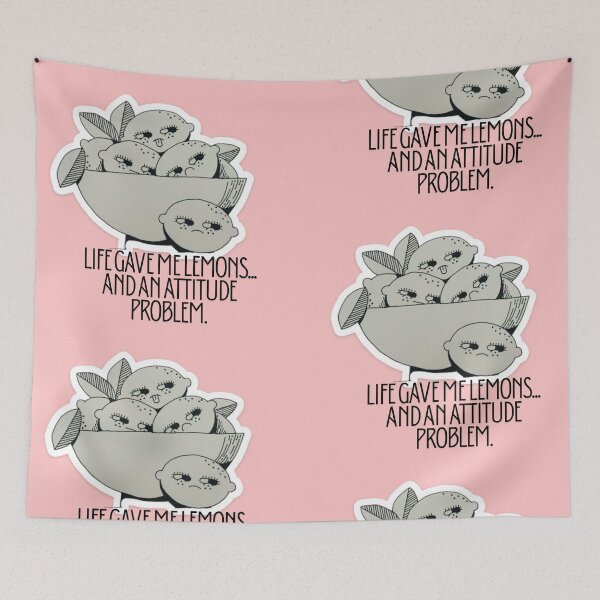 Item preview, Lemons with an attitude problem designed and sold by EchoBySerdenak.