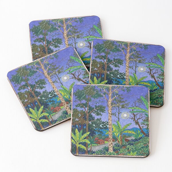 Item preview, Rural landscape at night designed and sold by CristianCEB.