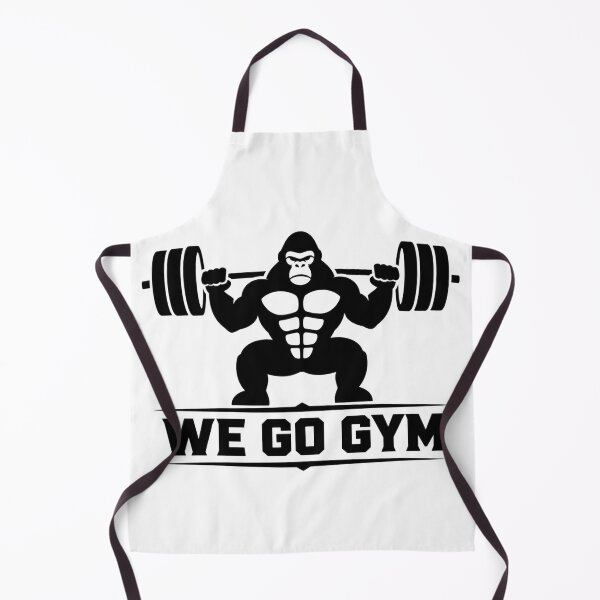 Item preview, We Go Gym Gorilla Heavy Weightlifting Silhouette designed and sold by Digistore1221.