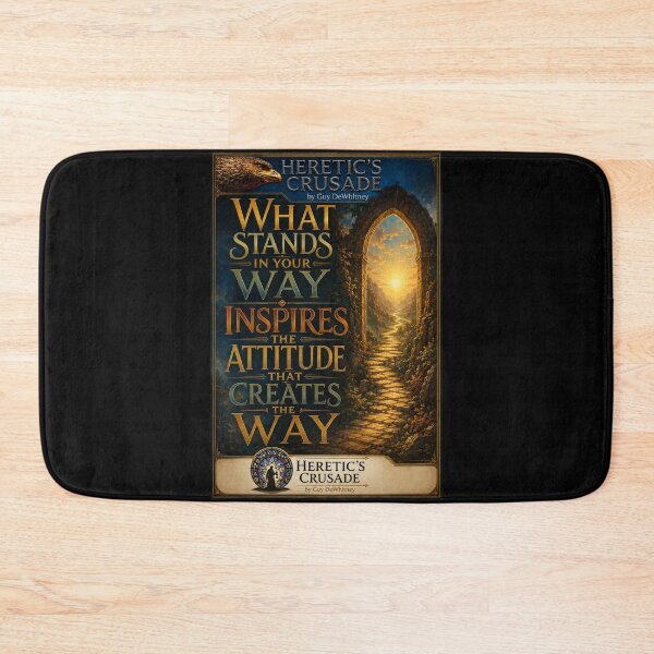 Item preview, Heretic's Crusade — What Stands In Your Way Creates The Way | Fantasy Motivational Wall Art designed and sold by HereticsCrusade.