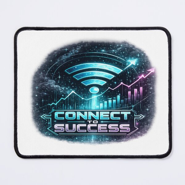 Item preview, Connect to Success Tech T-Shirt Design | WiFi Signal Growth Graph Graphic designed and sold by Lifehackerplus1.