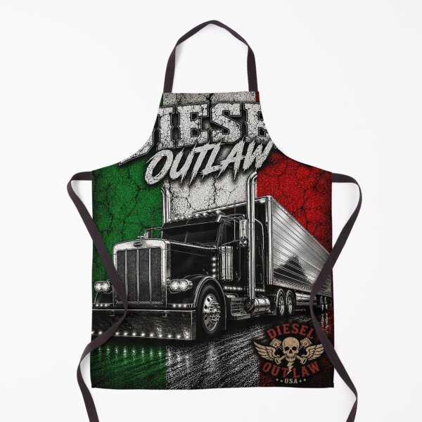 Item preview, Diesel Outlaw Italian Edition | Black & Chrome Big Rig Trucker Shirt designed and sold by Diesel outlaw .