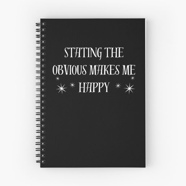 Item preview, Stating the obvious makes me happy designed and sold by Cottageshop.