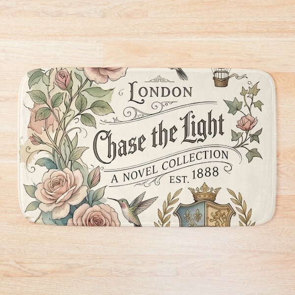 Item preview, Chase The Light Vintage Botanical London Crest Floral Art designed and sold by MAGICKEY2024.
