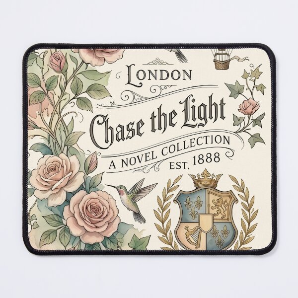 Item preview, Chase The Light Vintage Botanical London Crest Floral Art designed and sold by MAGICKEY2024.