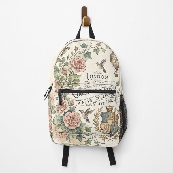 Item preview, Chase The Light Vintage Botanical London Crest Floral Art designed and sold by MAGICKEY2024.