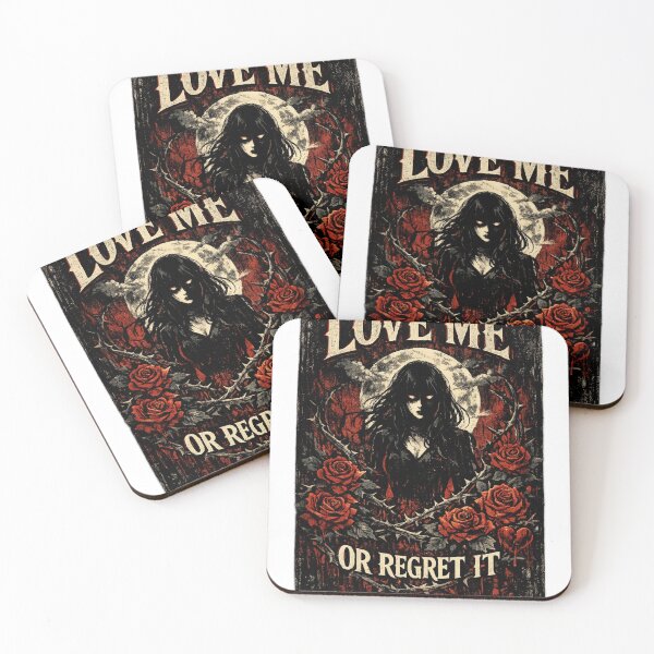 Item preview, Love Me Or Regret It Gothic Horror Vintage Rose T-Shirt designed and sold by MedRoh.