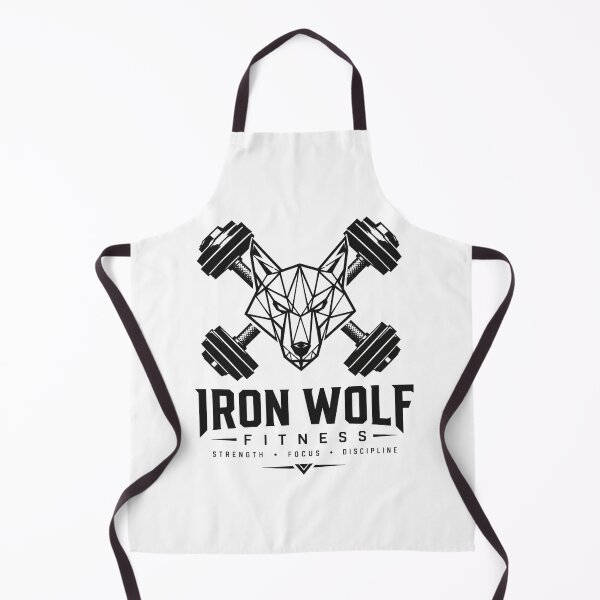 Item preview, Iron Wolf Fitness Geometric Dumbbell Logo designed and sold by Digistore1221.