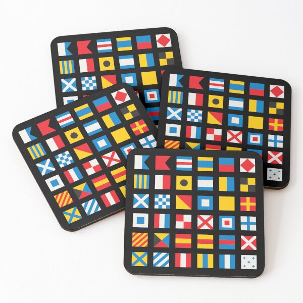 Item preview, Nautical Flags with US Numbers designed and sold by The Common Tee.
