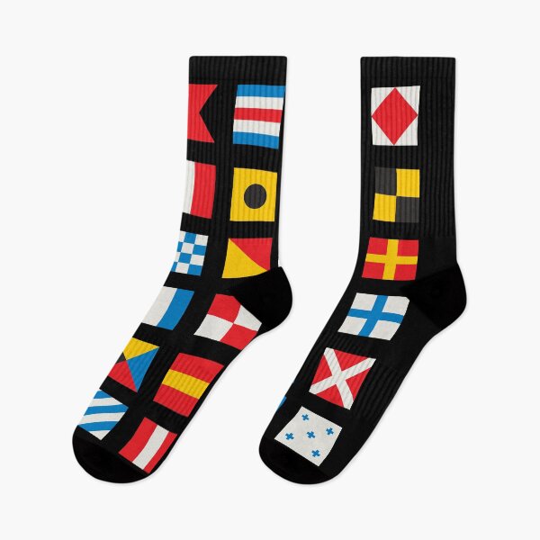 Item preview, Nautical Flags with US Numbers designed and sold by The Common Tee.